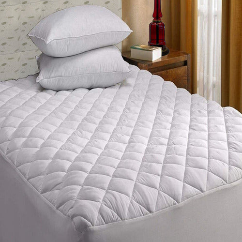Luxury Quilted Mattress Protector Fitted Cover All Sizes