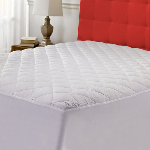 Extra Deep Quilted Fitted Bed Cover Mattress Water Protector Sheet