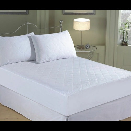 Extra Deep Quilted Fitted Bed Cover Mattress Water Protector Sheet